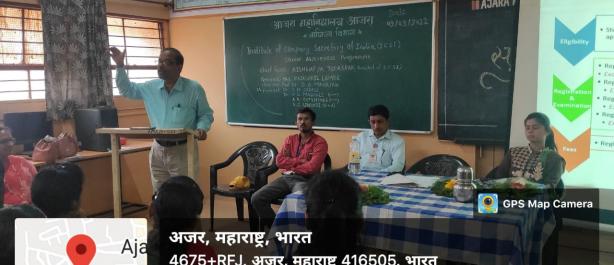 Career as Company Secretary: A Profession and Executive" on 9th March, 2022