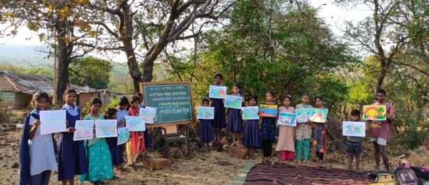 Celebration of National Science Day: Students Participated in Drawing Competition
