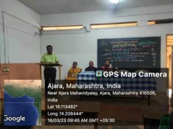 Alumni Lecture on “Role of Enterprise Resource Planning in Industry”