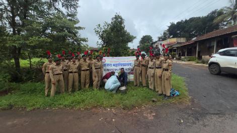 NCC व NSS विभागाच्या वतीने अवंडी वसाहत येथे उत्साहपूर्ण वातावरणात वृक्षारोपण : 27/11/2026
