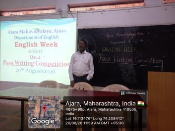 English-Week'  The Activity of the Department of English.