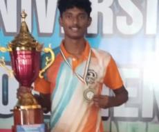 Siddhant Pujari all India Cross Country Bronz Medal